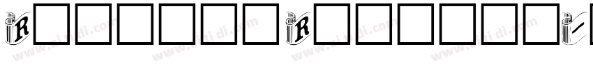 Ribbons Regular字体转换